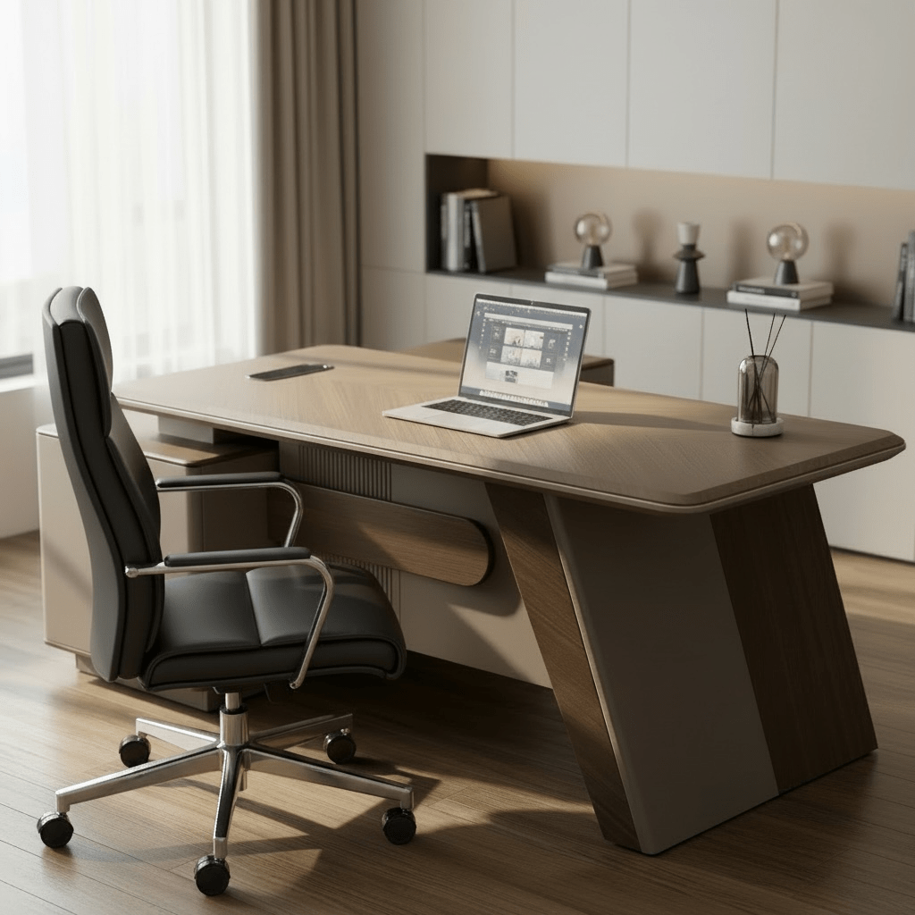 Office Table 062 1.6 meter top 1.8 meter overall
