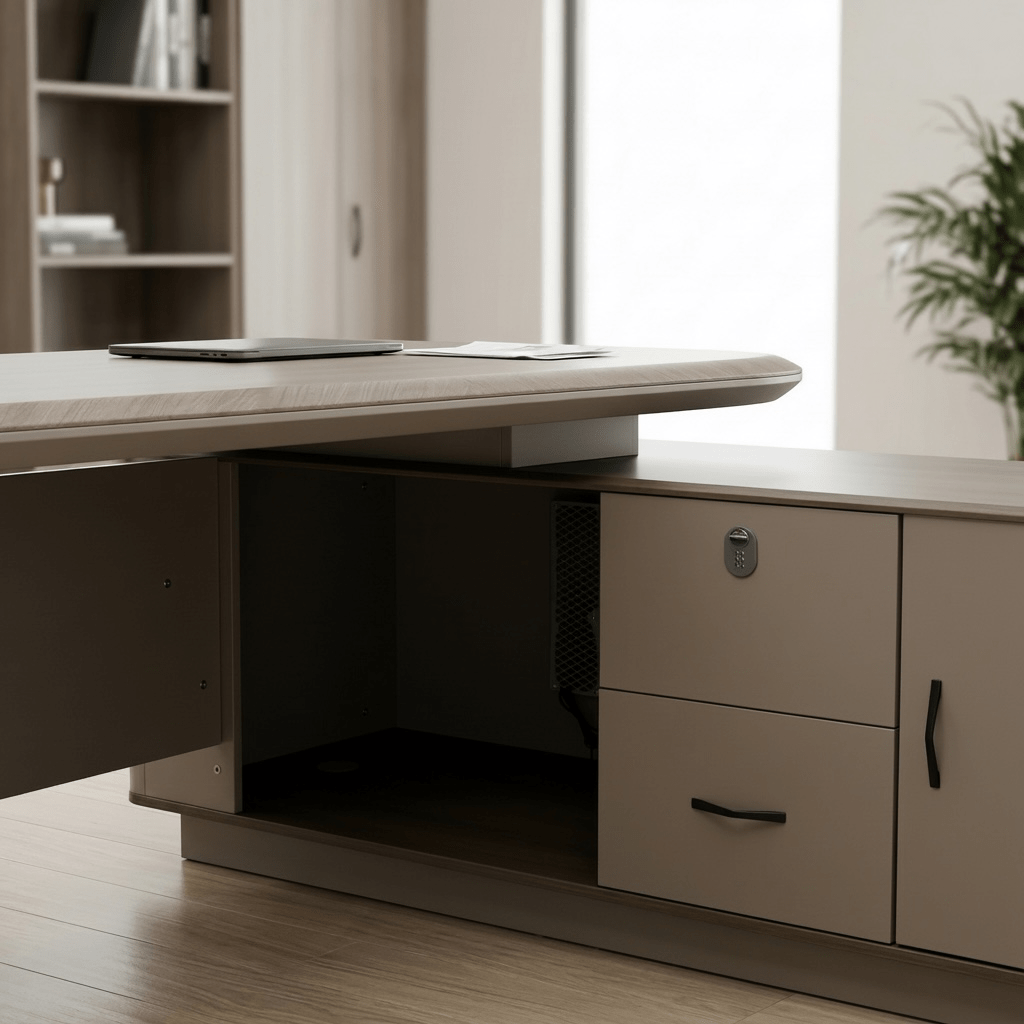 Office Table 062 1.6 meter top 1.8 meter overall
